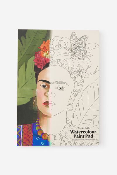 Lcn Large Watercolour Paint Pad, LCN FRK FRIDA KAHLO