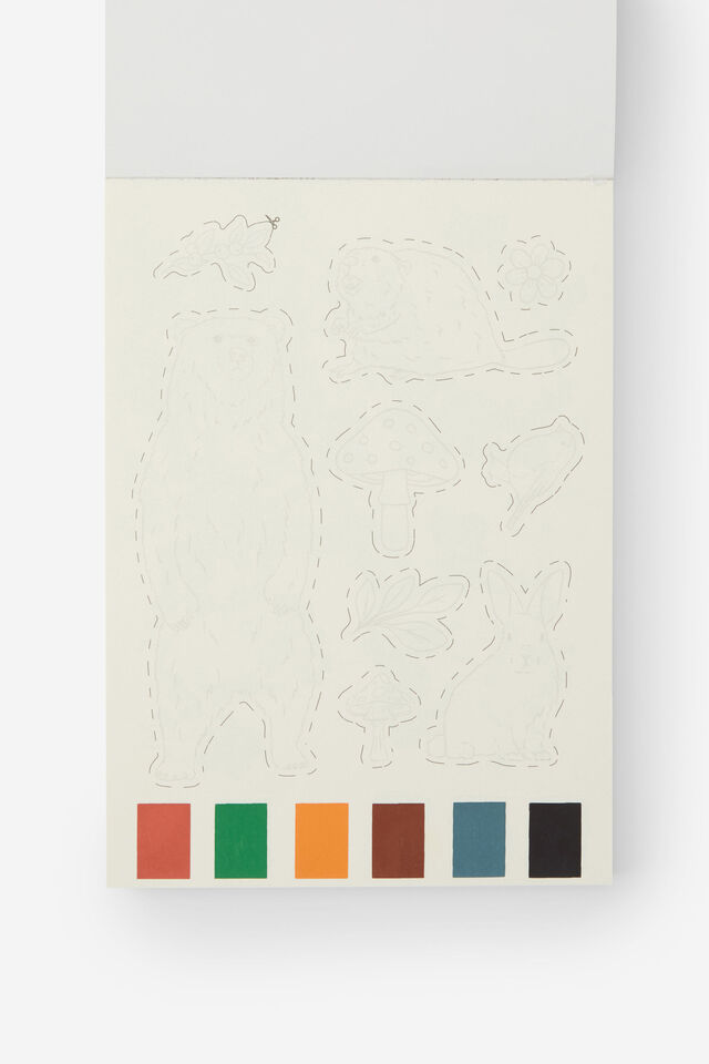 Large Watercolour Paint Pad, WOODLAND WHIMSY