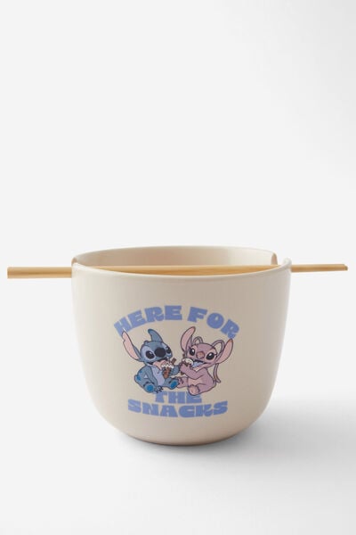 Collab X Feed Me Bowl, LCN DIS LILO & STITCH HERE FOR THE SNACKS