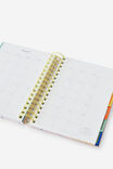 2027 A5 Weekly Bright Days Diary, STRAWBERRY MILK DITSY CELESTIAL - example image 5