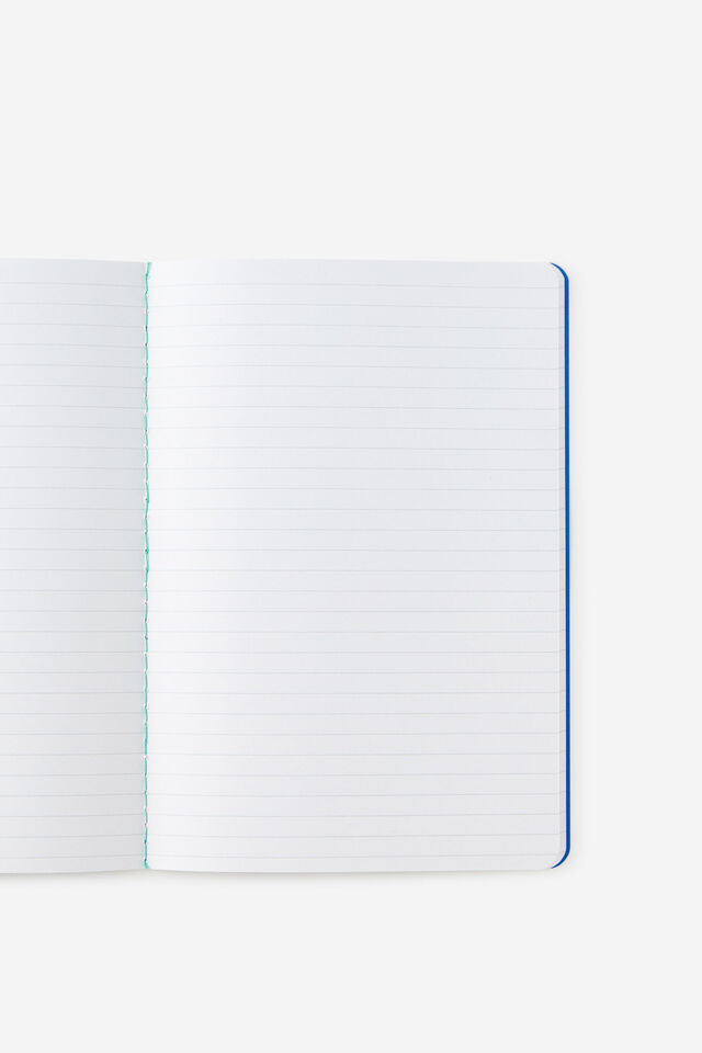 A5 Stitch Notebook, BERRY BLUE