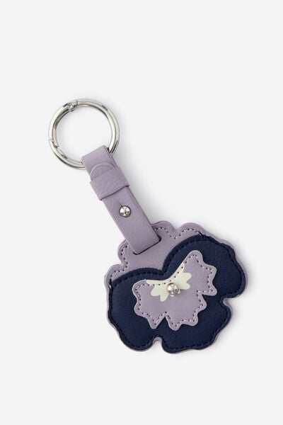 Luggage Tracker Case, PANSY/SILVER LILAC
