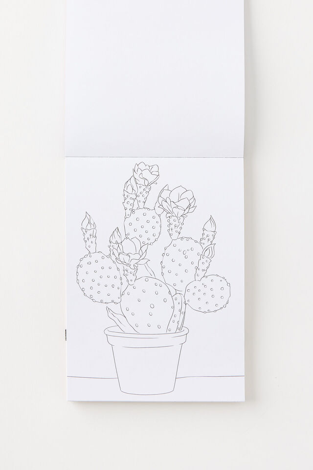 Lcn Mini Colouring Pad, LCN FRK FRIDA KAHLO FLAMING HEART