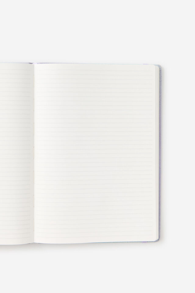 Metro B5 Hard Lined Notebook, DIFFUSION SILVER LILAC