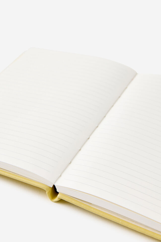 Metro B6 Hard Lined Notebook, Limoncello