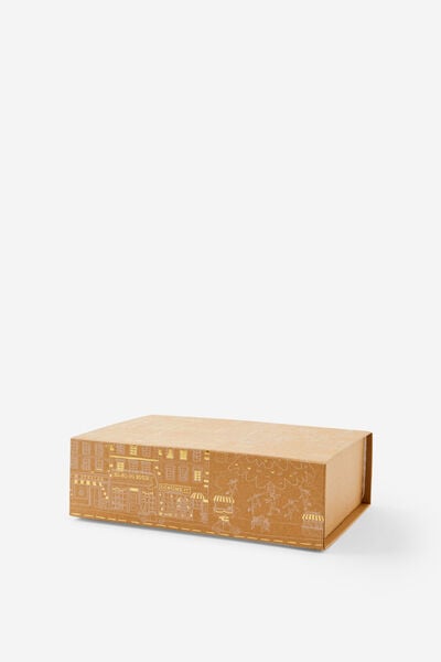Medium Magnetic Flat Pack Box, TINY WORLD METALIC