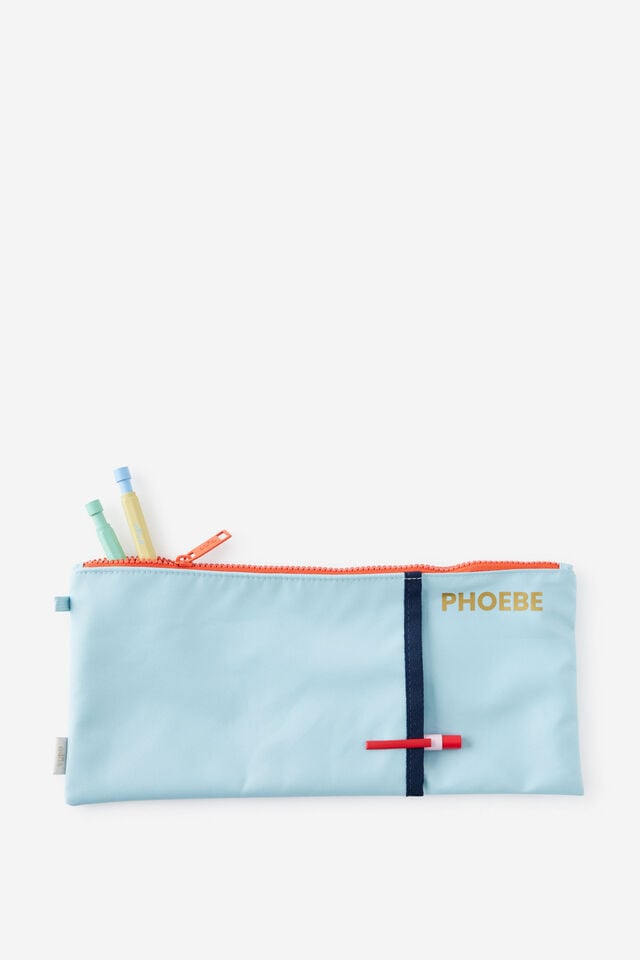 Personalised 30Cm Pocket Pencil Case, IRIS