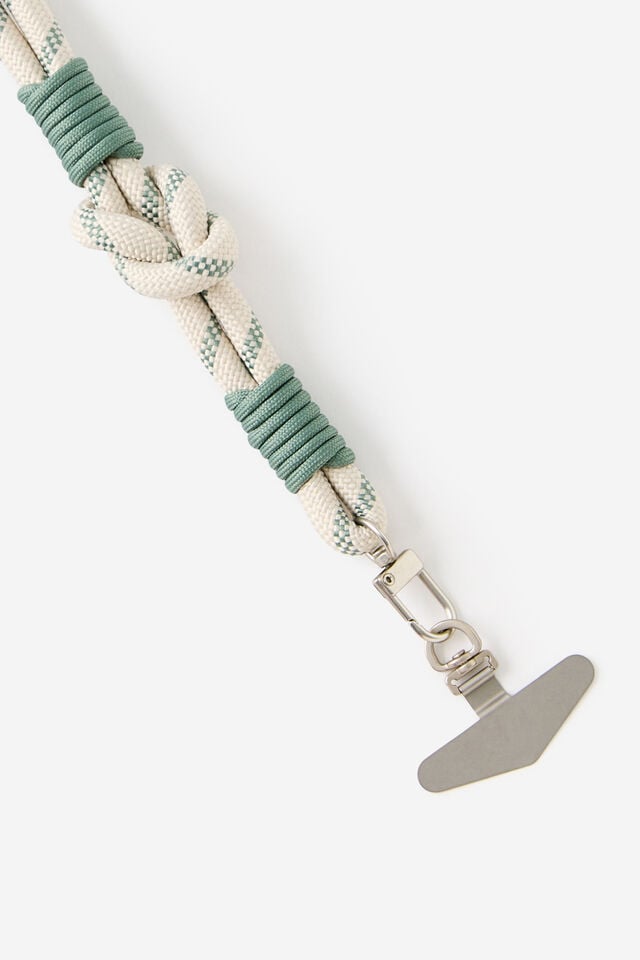 Lanyard Carry Strap, RIVER GUM/TYPO GREEN