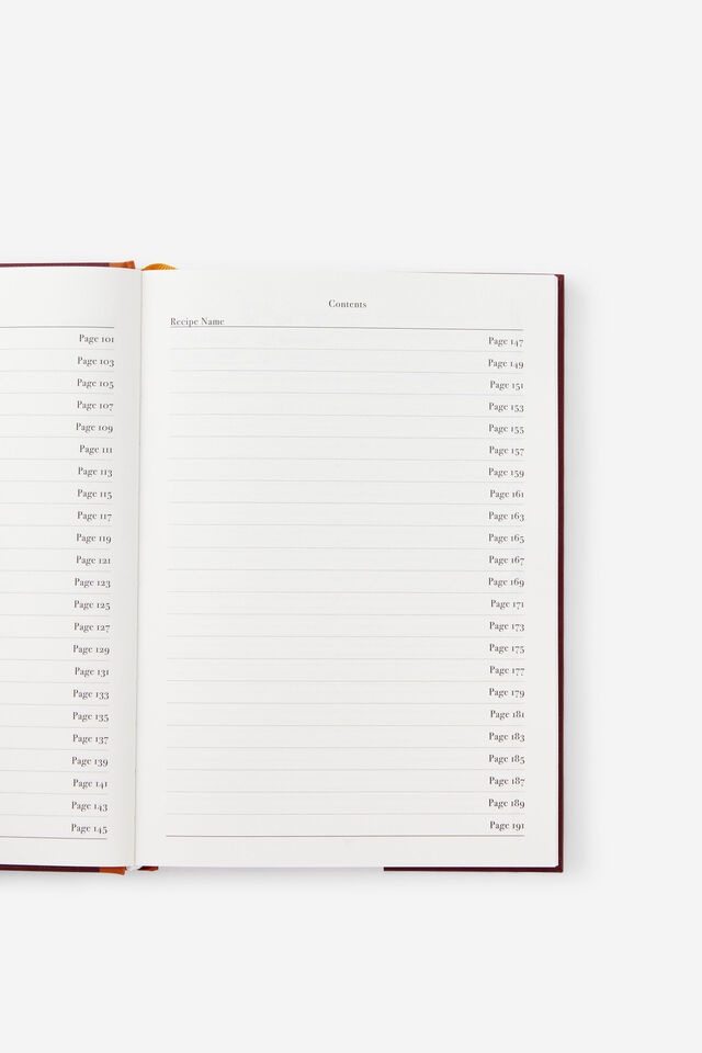 A5 Guided Journal, RECIPES