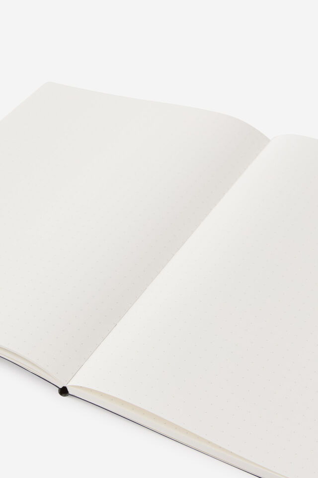 Metro B5 Soft Dot Notebook, Black