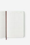 2027 A5 Weekly On Schedule Diary, MINTY/ESPRESSO - example image 3