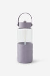 Premium Big Sipper Drink Bottle, SILVER LILAC CLOUD - alternate image 2