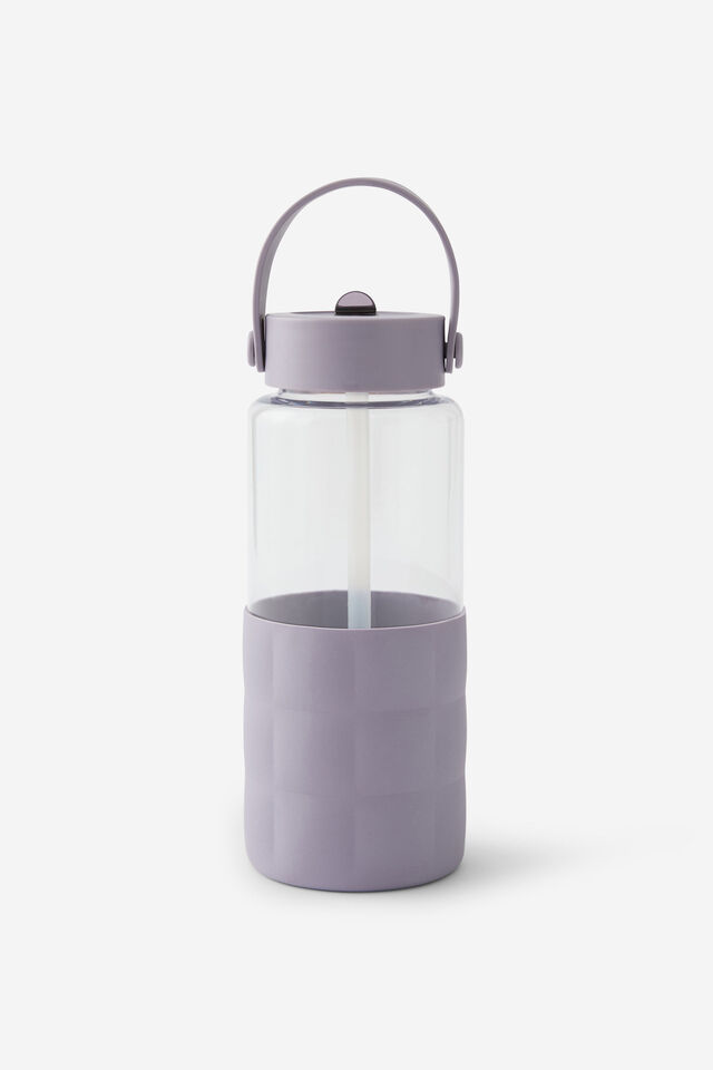 Premium Big Sipper Drink Bottle, SILVER LILAC CLOUD