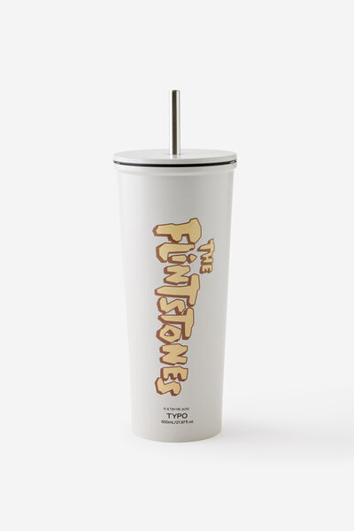 Collab Metal Smoothie Cup, LCN WB FLINSTONES YABBA