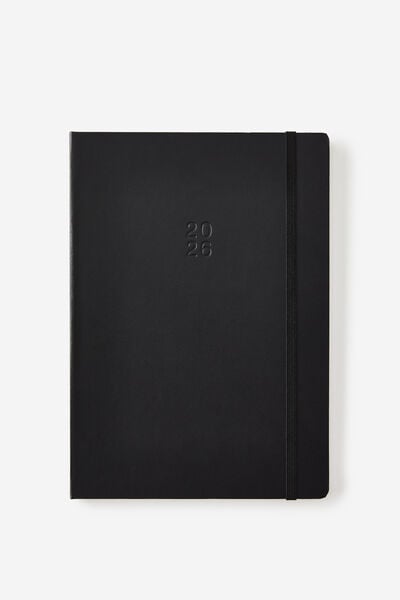 2026 B5 Weekly Hard Metro Diary, Black