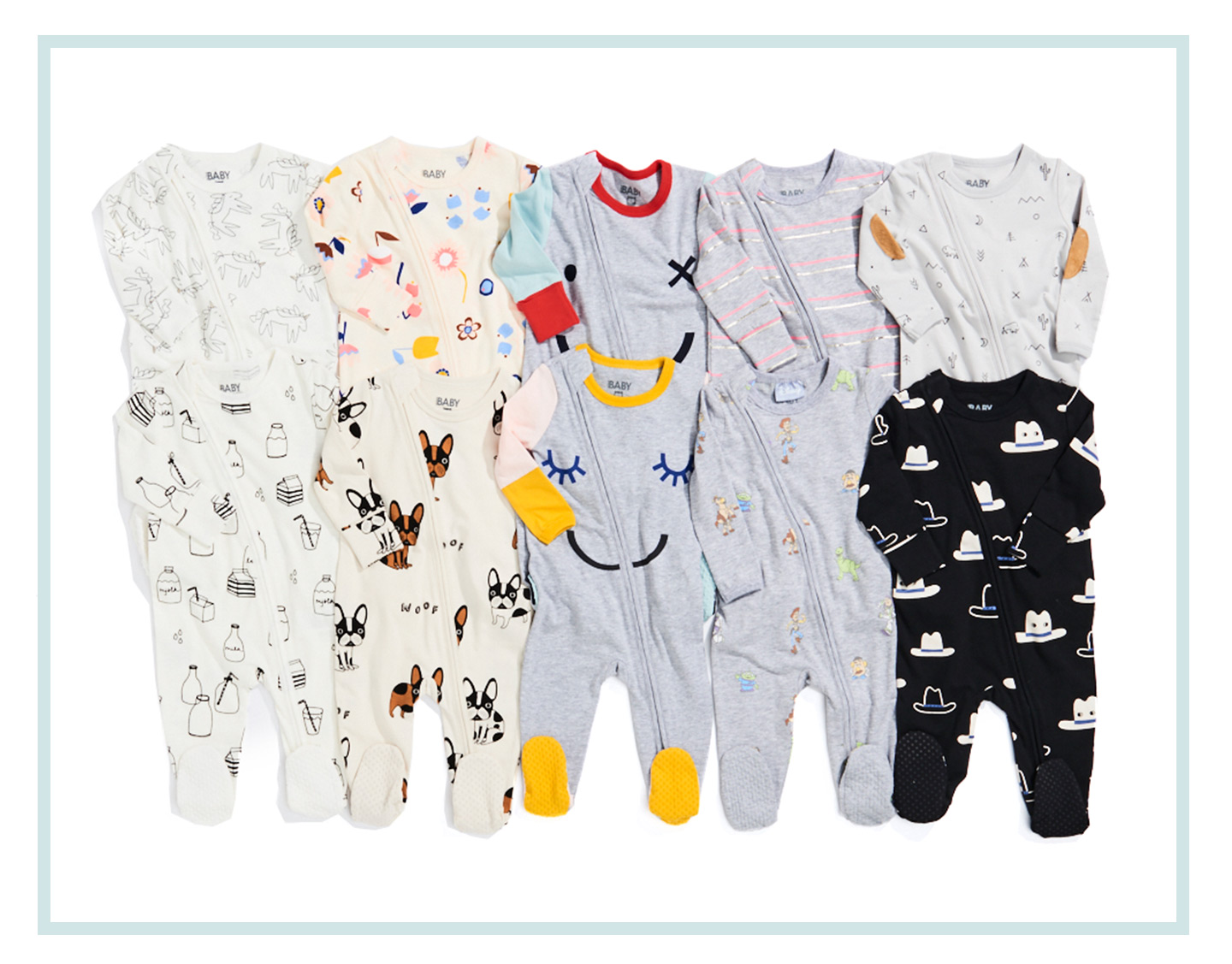 baby cotton rompers