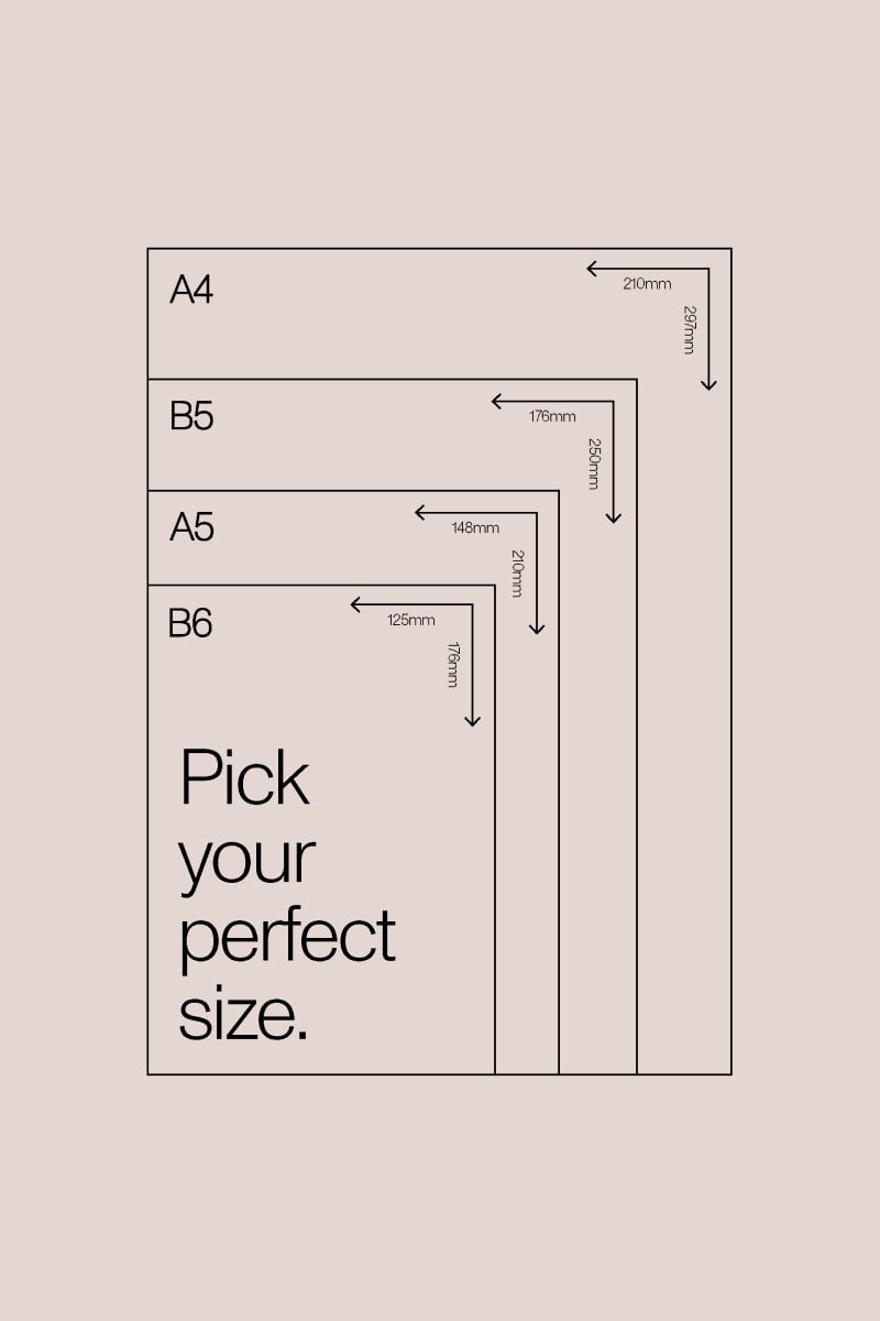 Pick your perfect size.