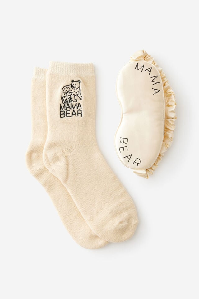 Bed Socks And Eye Mask Gift Pack