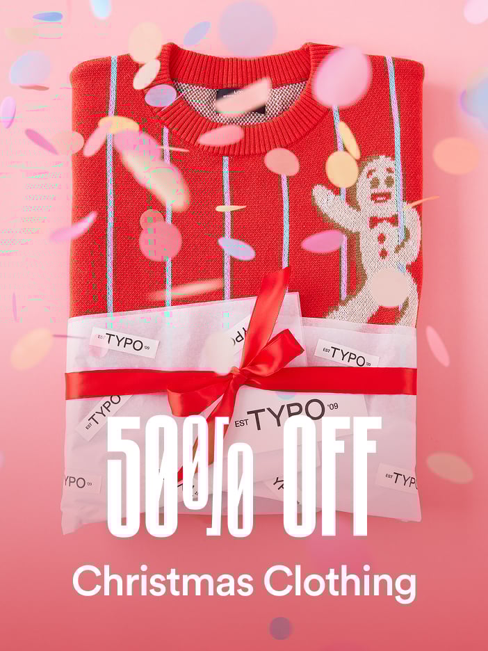 50% Off Christmas Clothing. Shop Now.