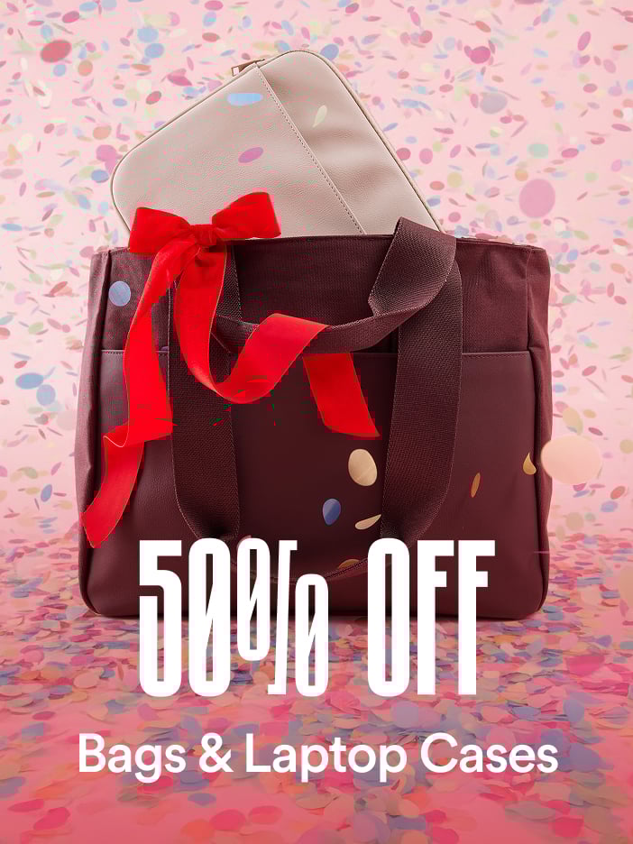 50% Off Bags & Laptop Cases. Shop Now.