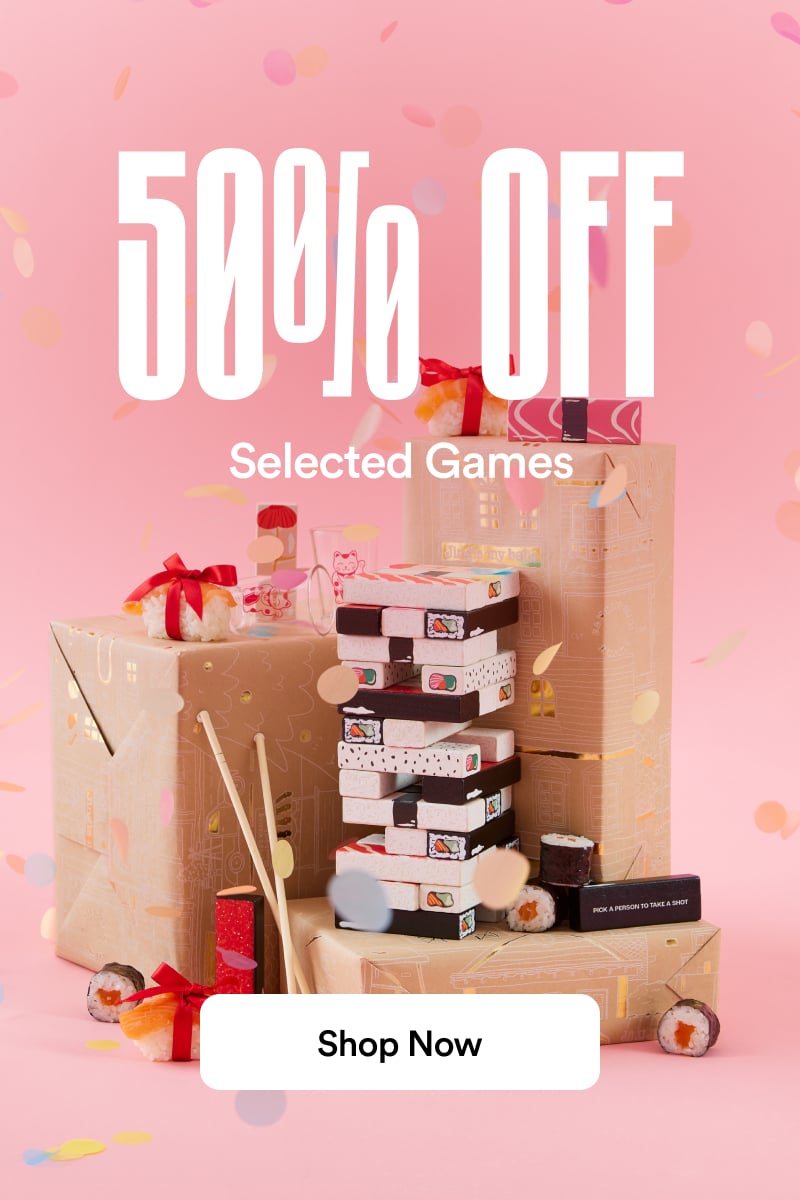 50% Off Gaming. Shop Now.