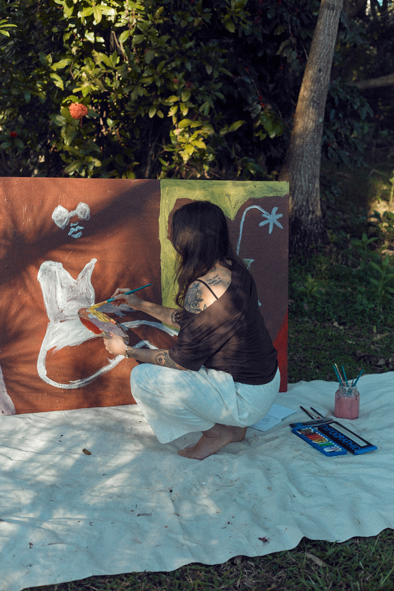 Cassidy Jackson in her studio