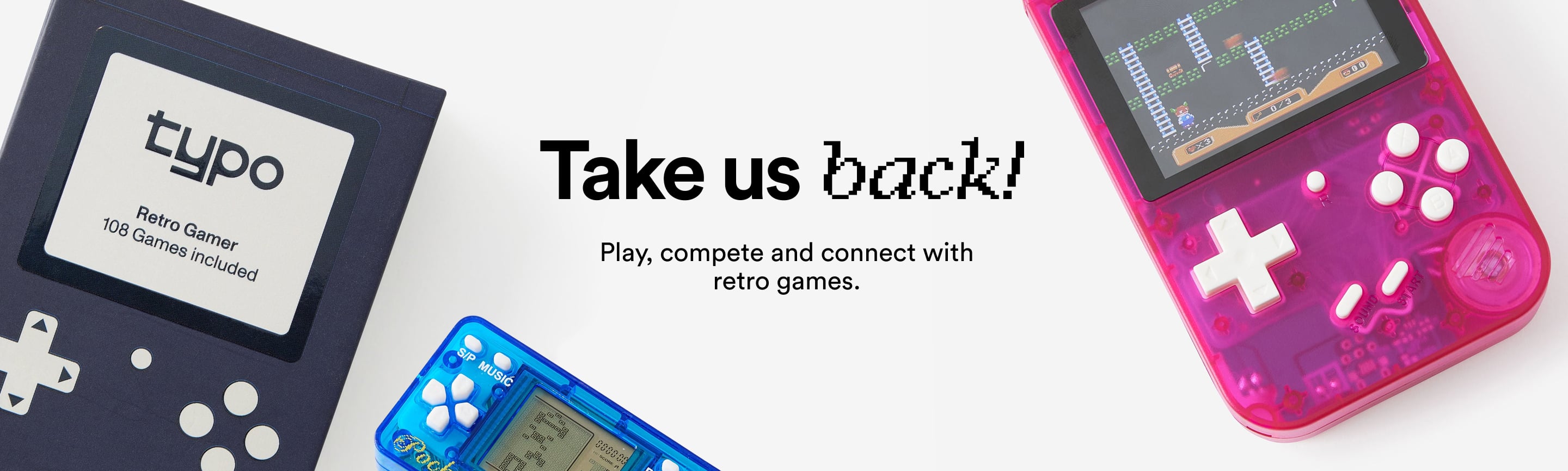 Take us back. Play, compete and connect with retro games