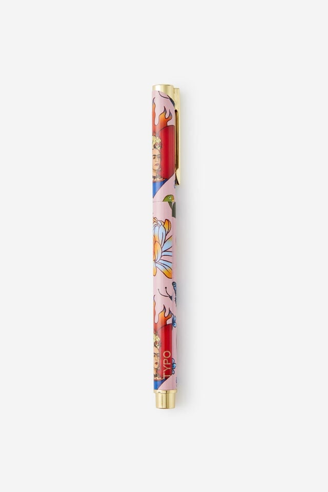 Frida Kahlo Boxed Capped Rollerball Pen